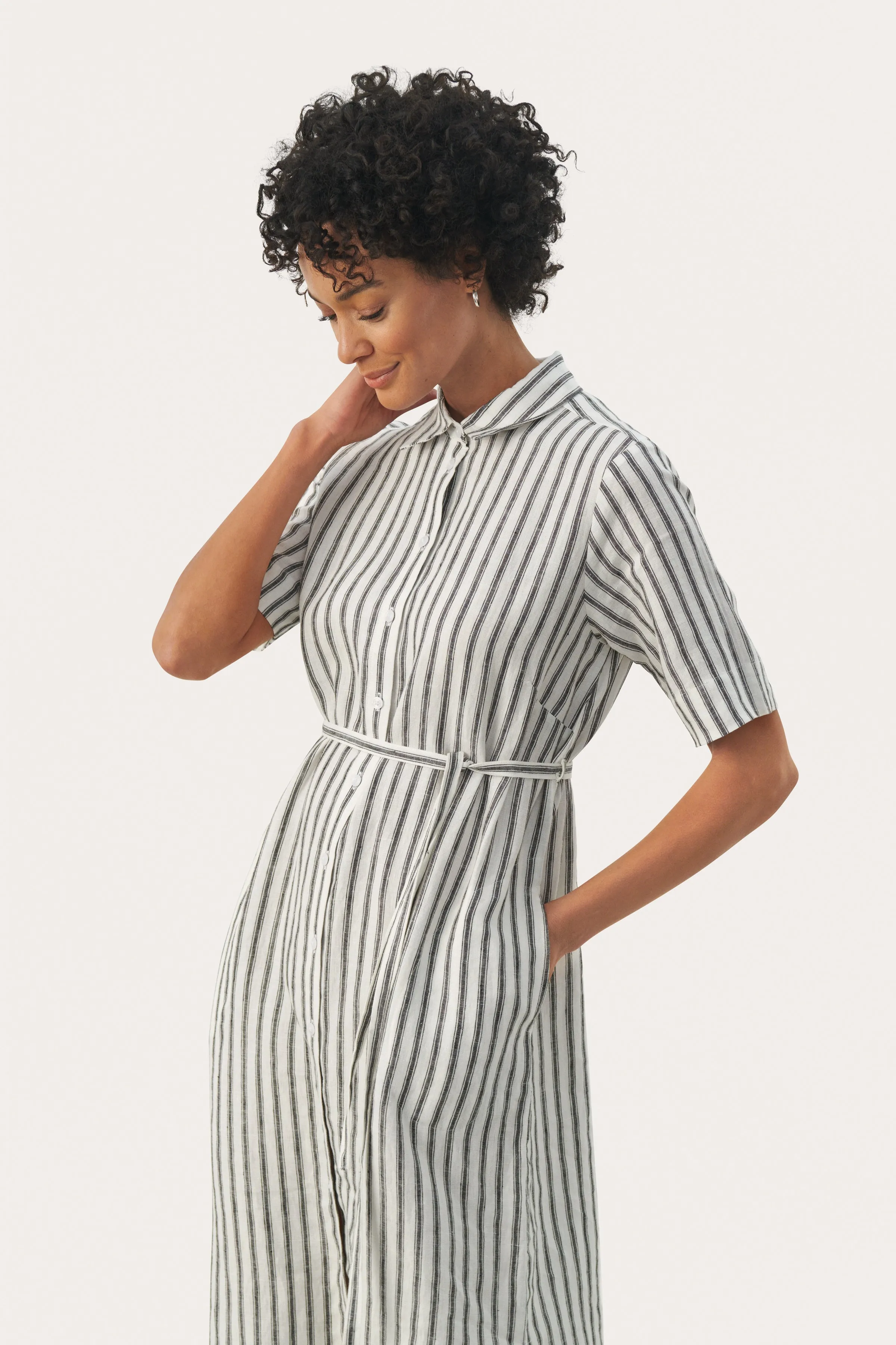 EMMALOU STRIPED SHIRT DRESS - PART TWO