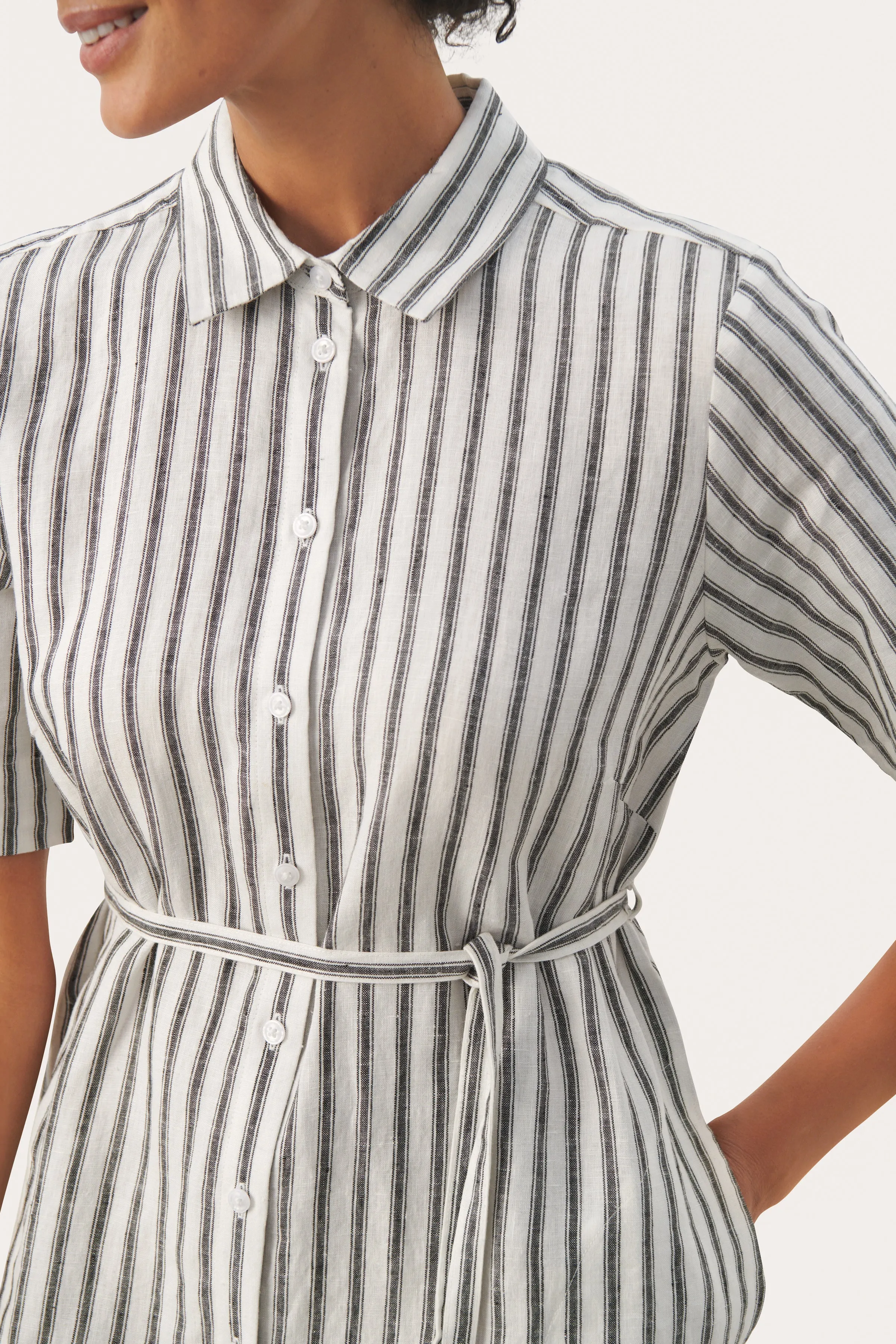 EMMALOU STRIPED SHIRT DRESS - PART TWO