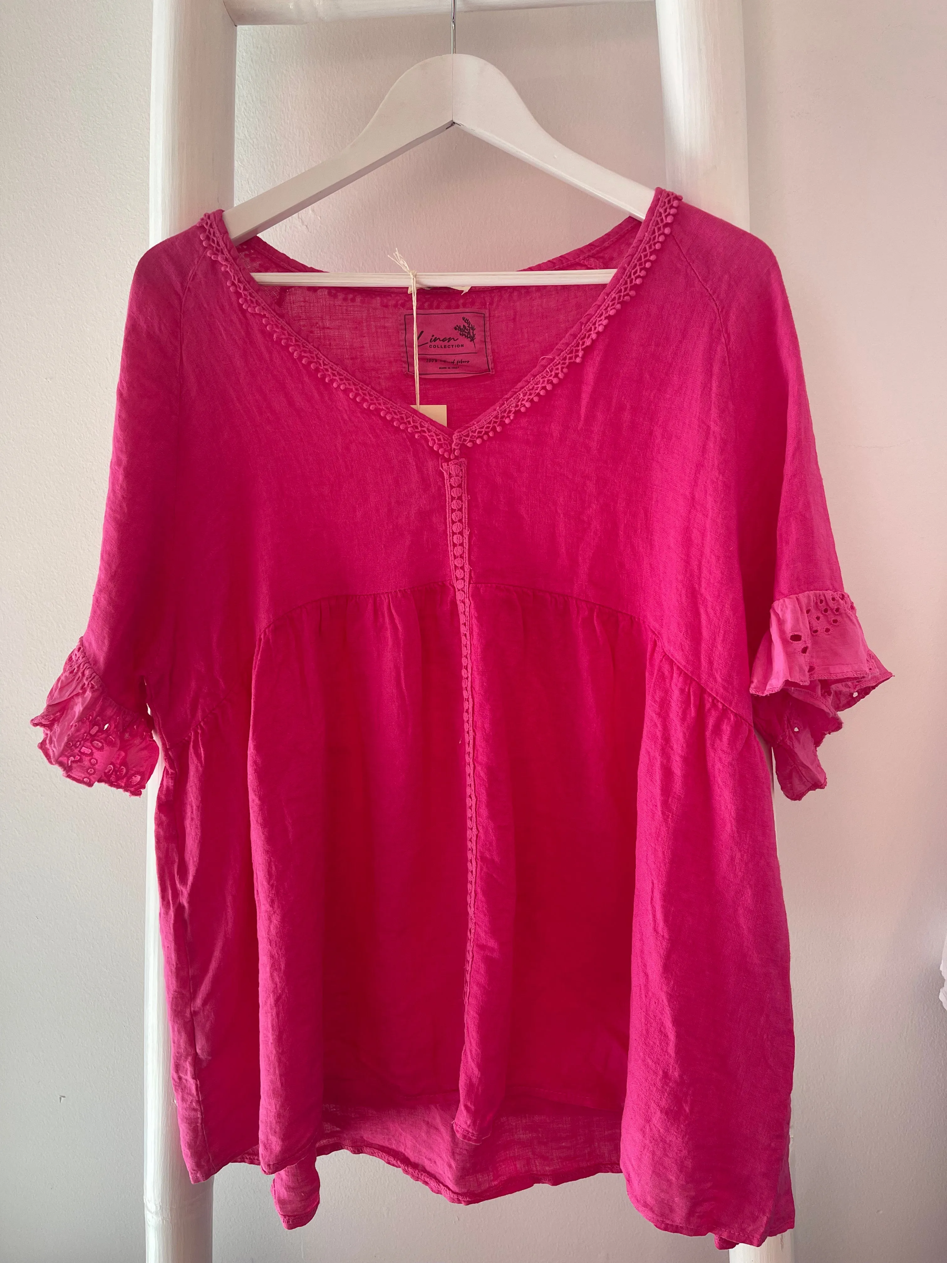 Flossy Top Hot Pink