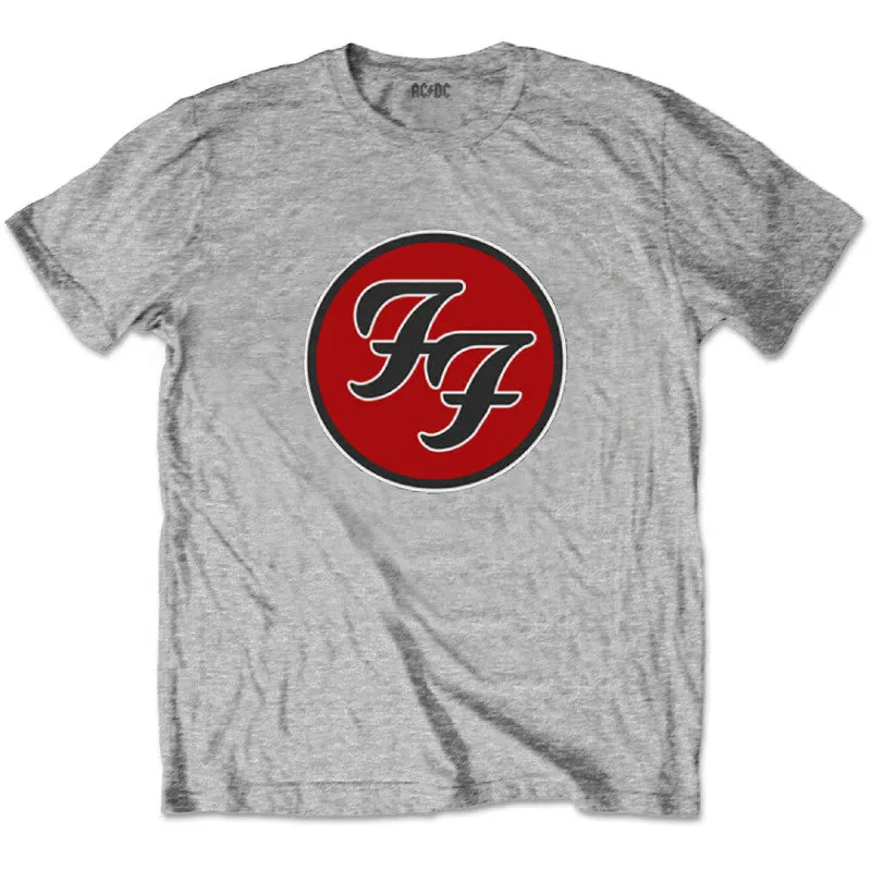 Foo Fighters Kids T-Shirt - Foo Fighters FF Logo - Grey