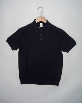 G.R.P. Firenze Cotton Polo Shirt / Navy