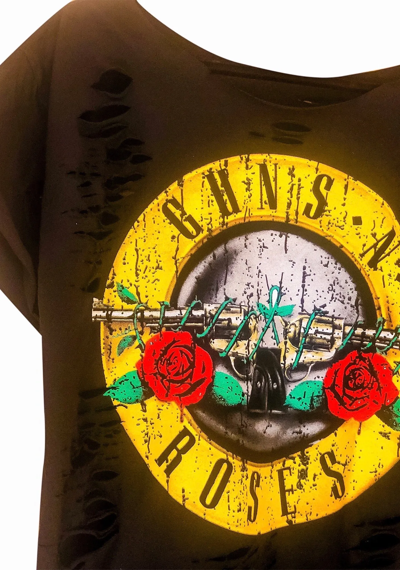 GUNS N ROSES Distressed T Shirt