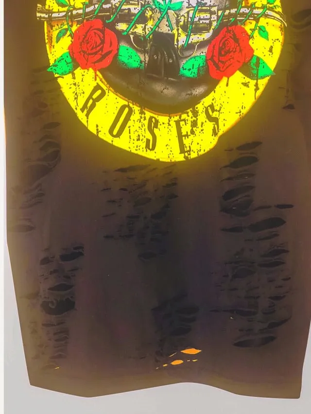 GUNS N ROSES Distressed T Shirt