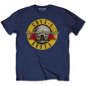 Guns 'n' Roses Kids Blue T-Shirt - Classic Guns N Roses Logo