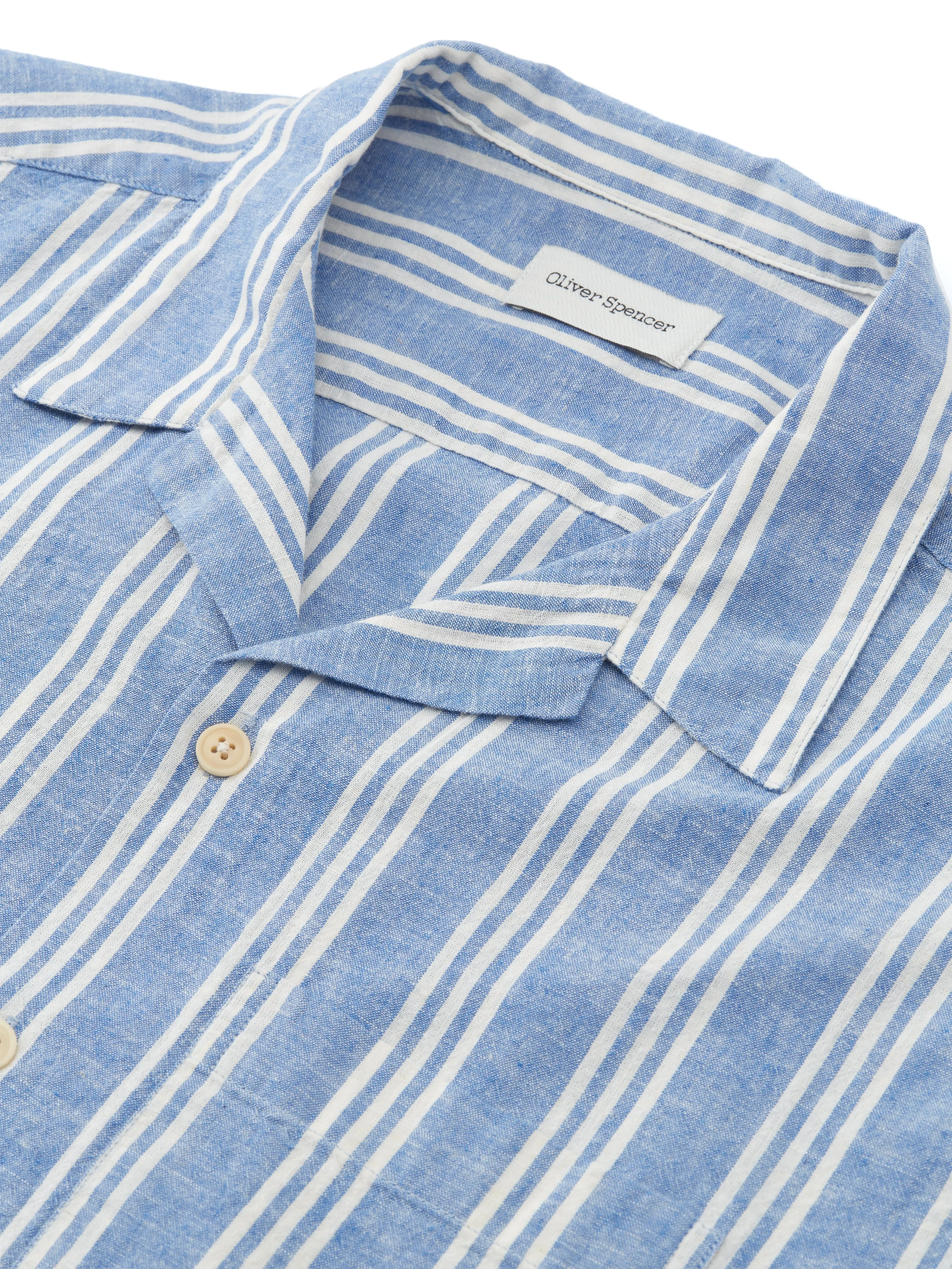 Havana Short Sleeve Shirt Singer Blue