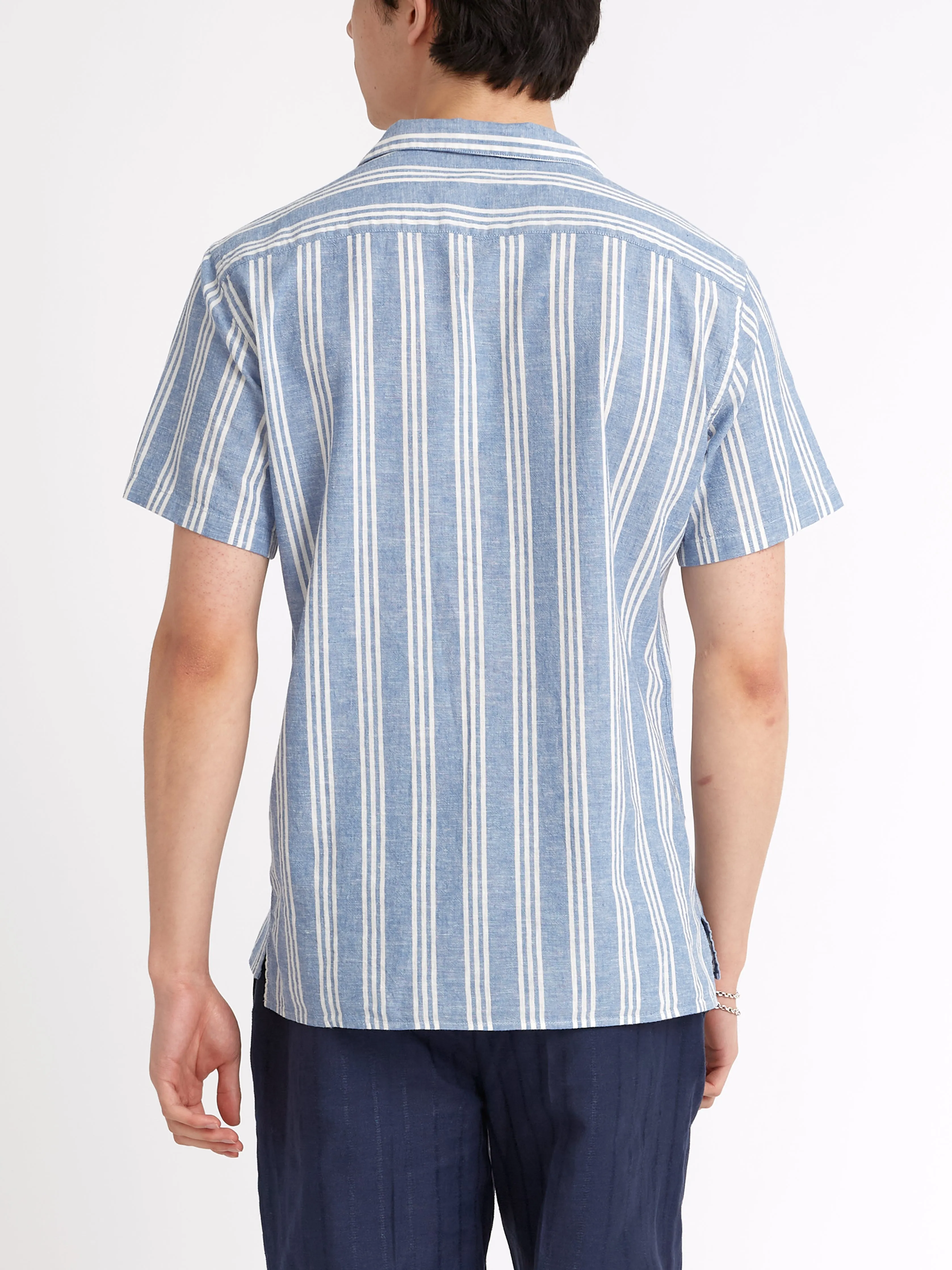 Havana Short Sleeve Shirt Singer Blue