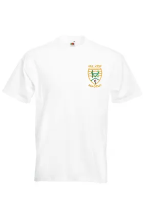 Hill View Academy - Sunderland White P.E. T-Shirt