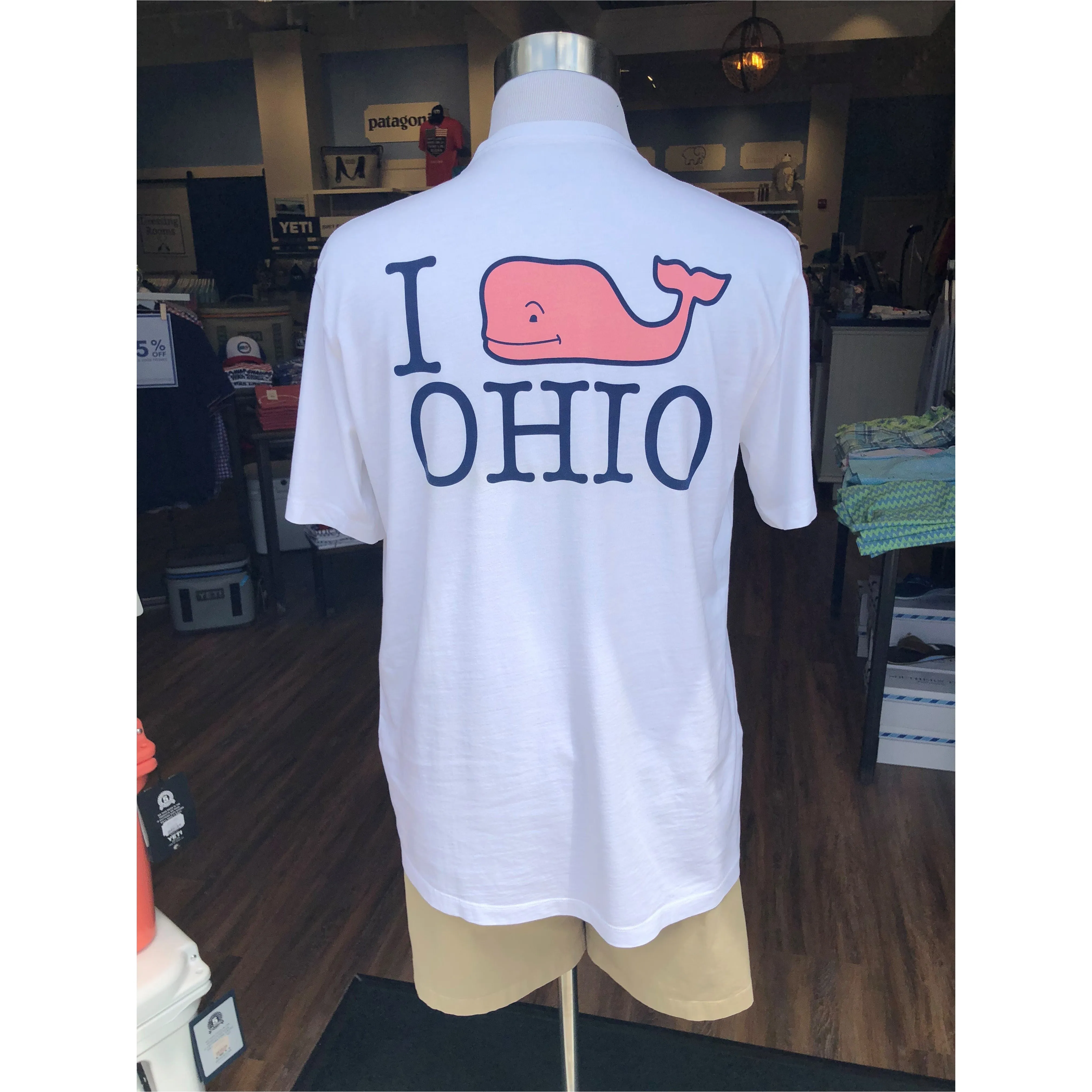 'I Whale Ohio' Short Sleeve Logo