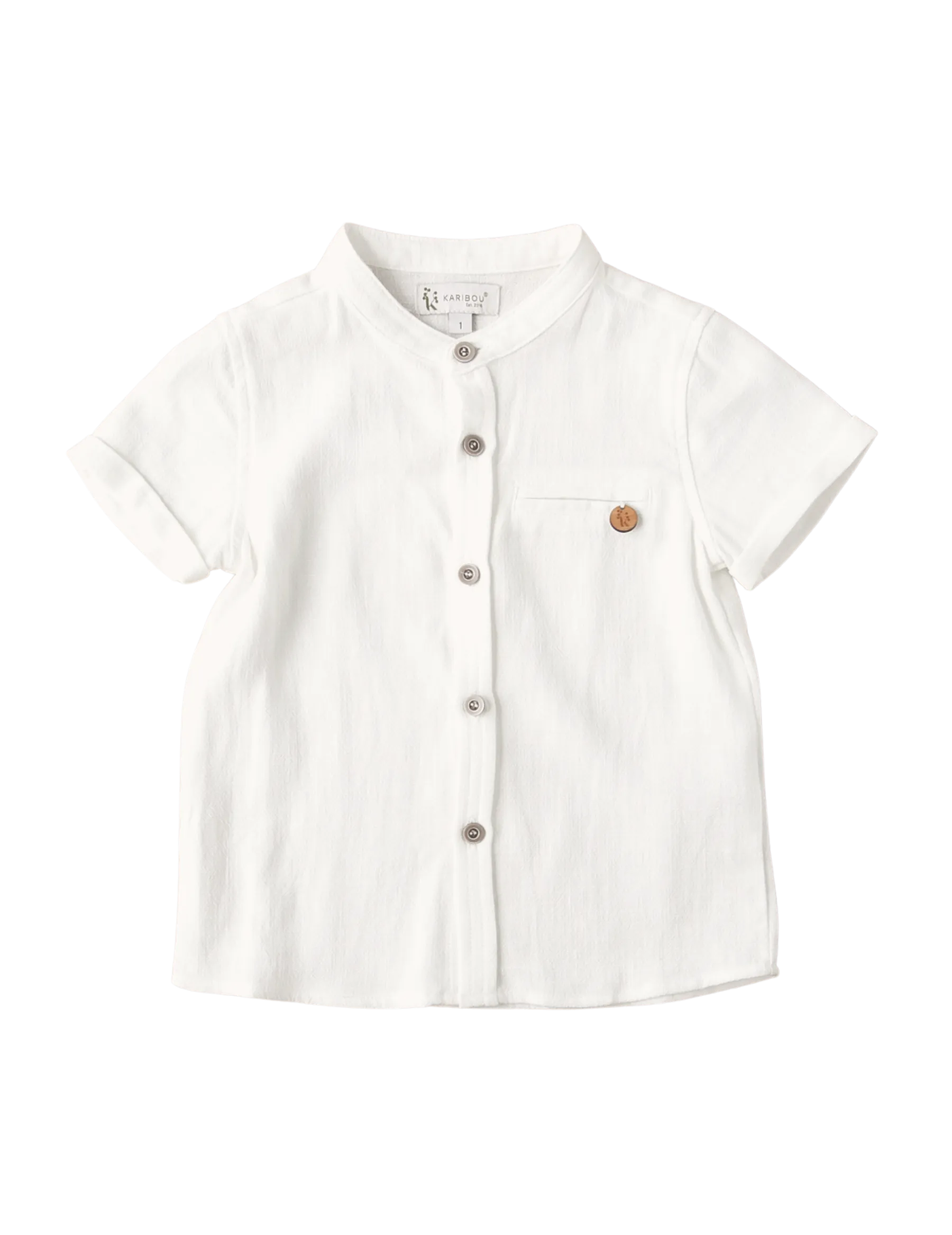 Koa Boys Shirt - White