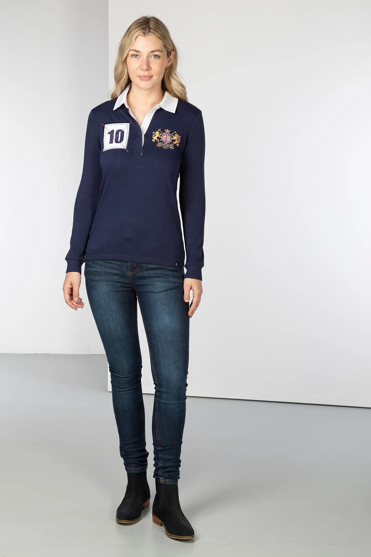 Ladies Rugby Shirt - Cropton Plain