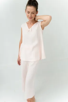 LeMuse Linen nightshirt SLEEP, Rose, XS