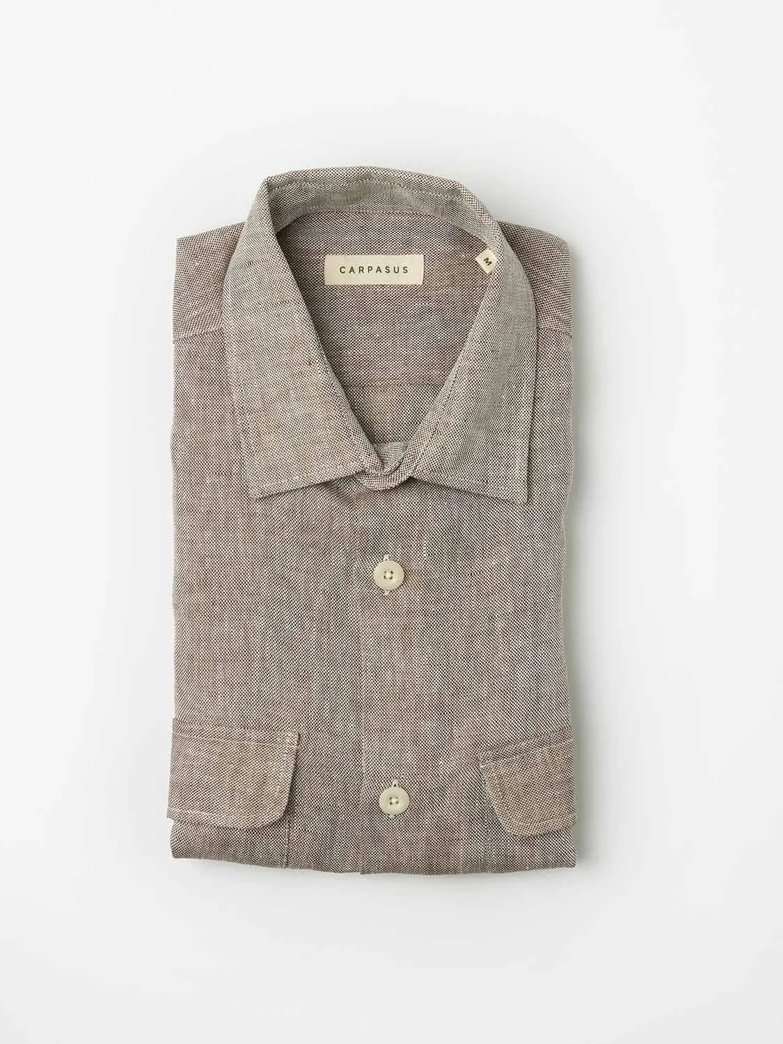 Linen Shirt Iseo Brown