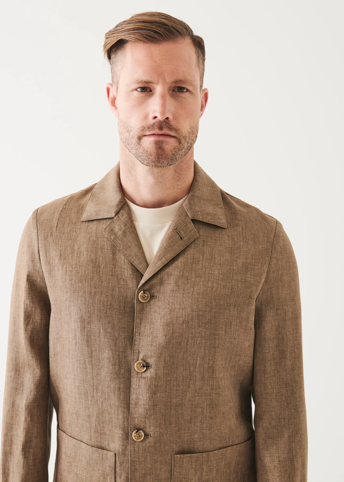 LINEN SHIRT JACKET