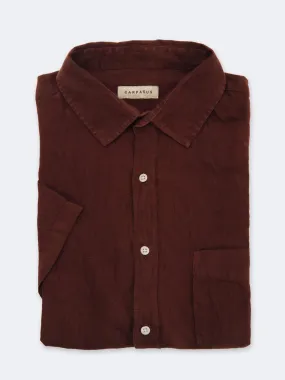 Linen Shirt Praia Brown