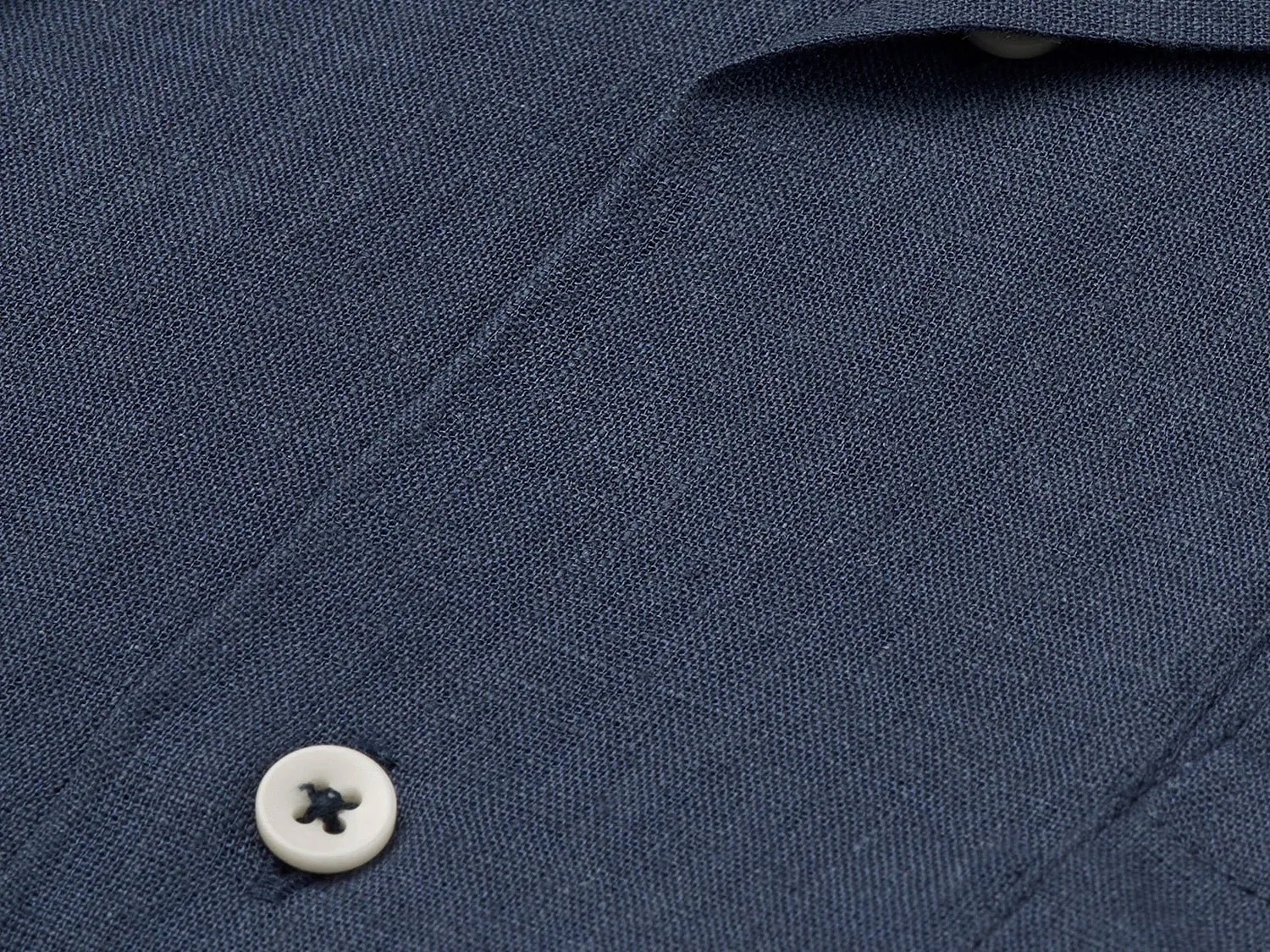 Linen Shirt Short Maloja Navy