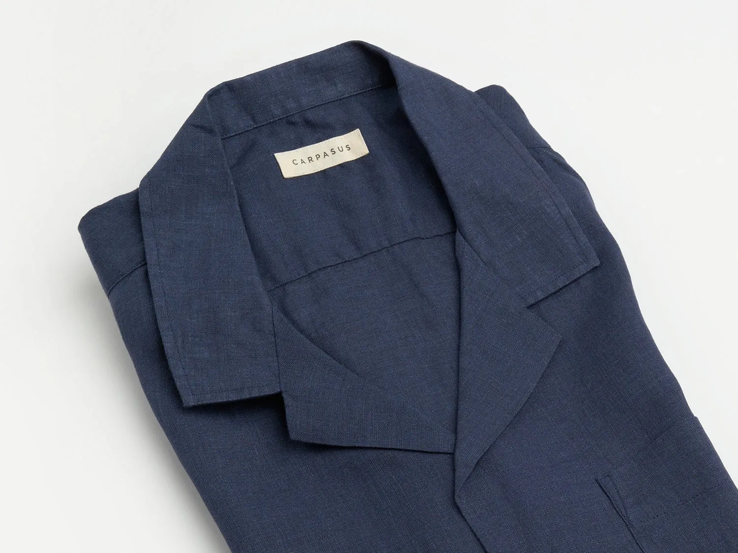 Linen Shirt Short Maloja Navy