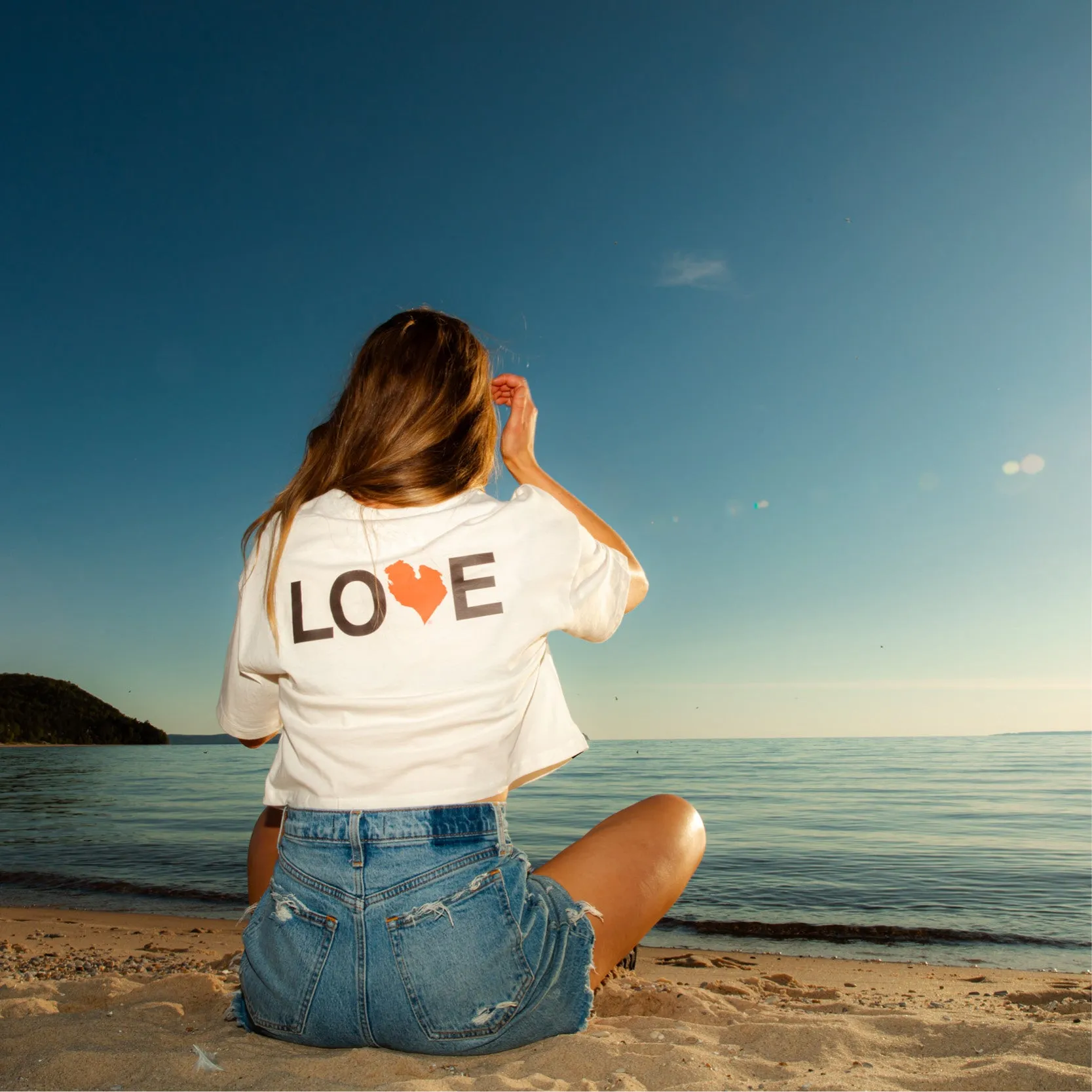 LOVE CROP T-SHIRT