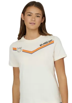 McLaren Racing F1 Special Edition Women's Monaco GP Triple Crown T-Shirt - Off White