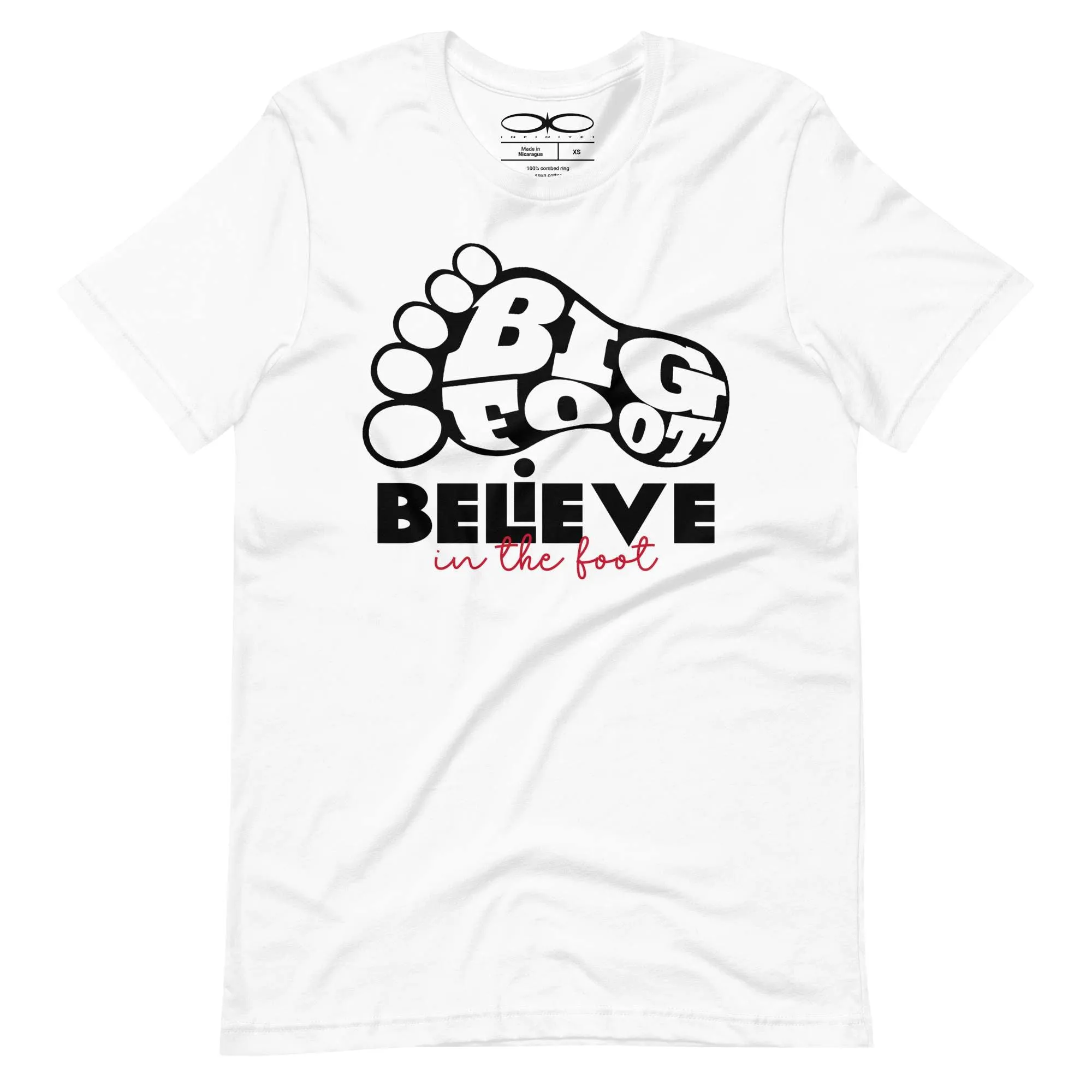 Men's Bigfoot Believe In The Foot Graphic T-shirt