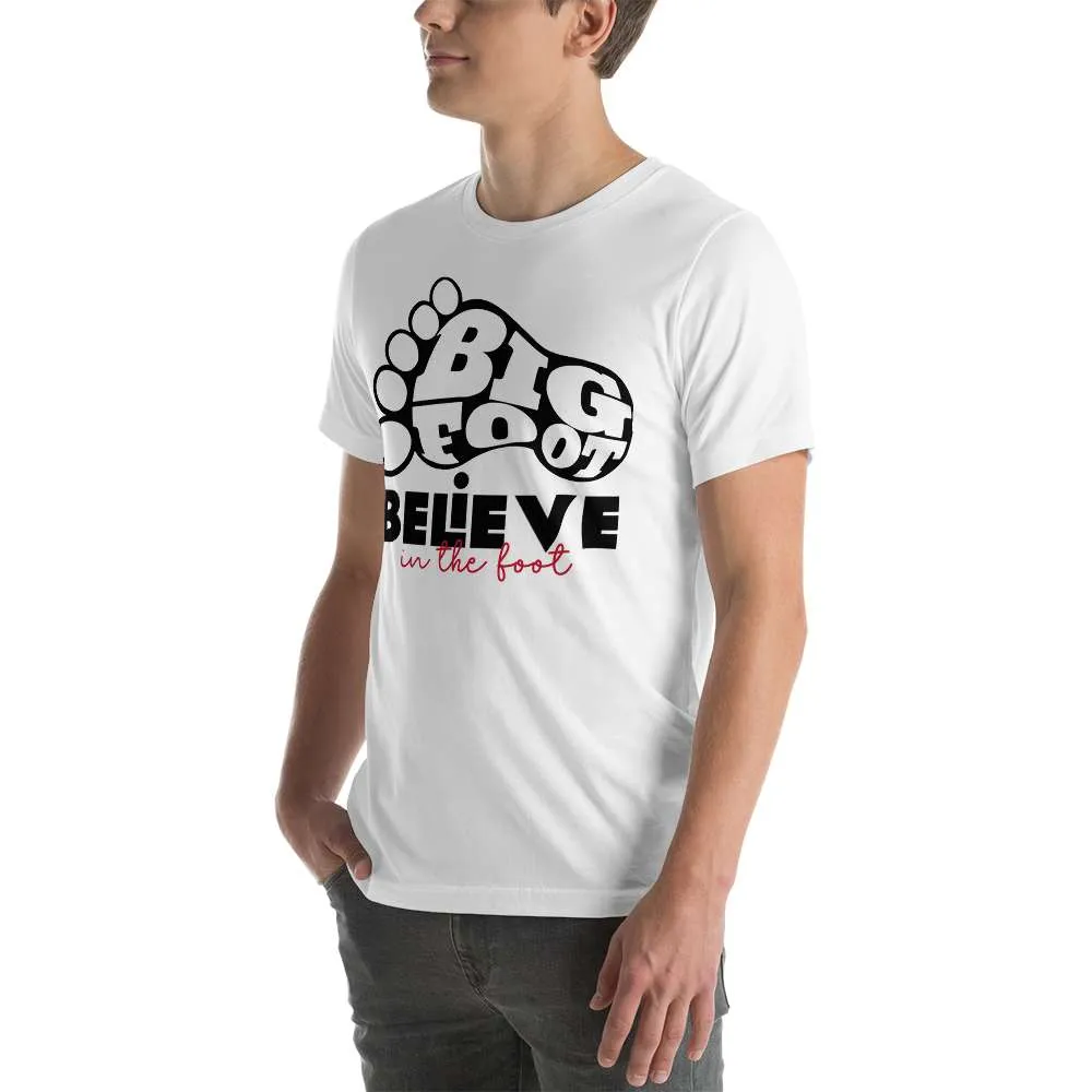 Men's Bigfoot Believe In The Foot Graphic T-shirt