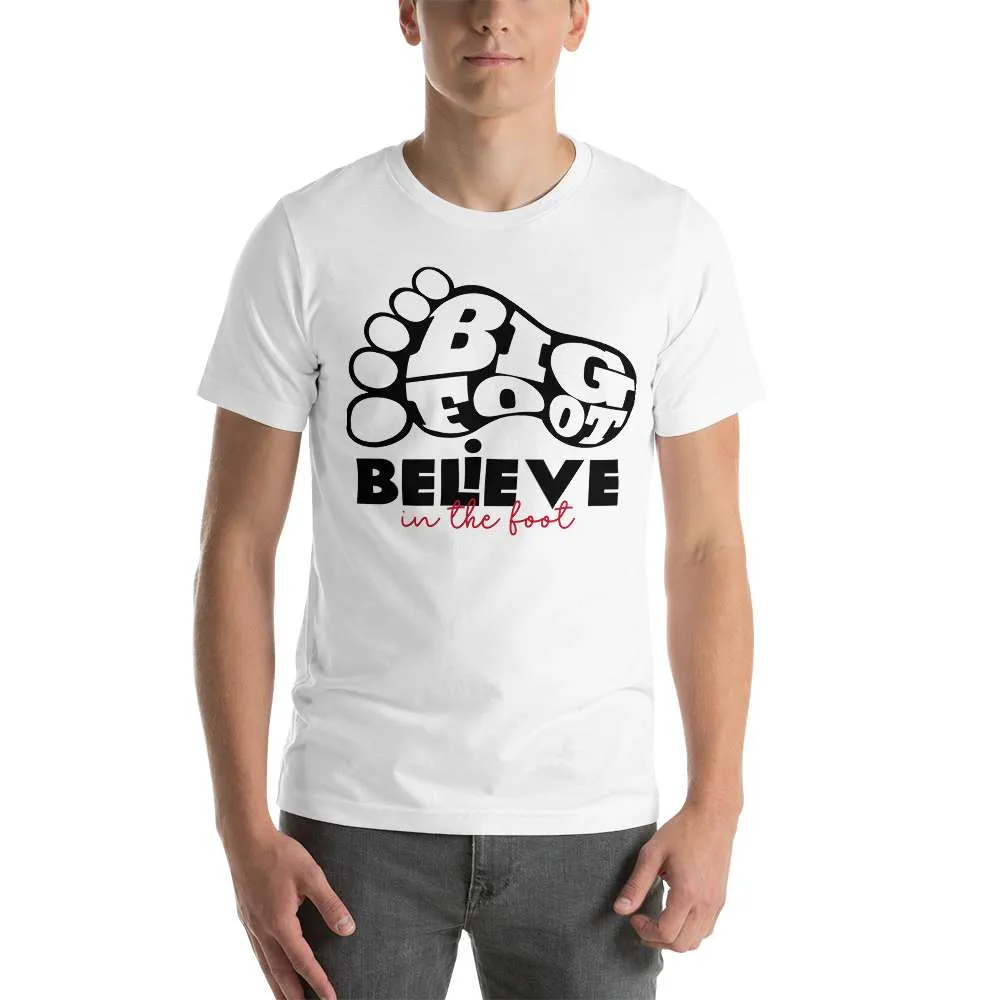 Men's Bigfoot Believe In The Foot Graphic T-shirt