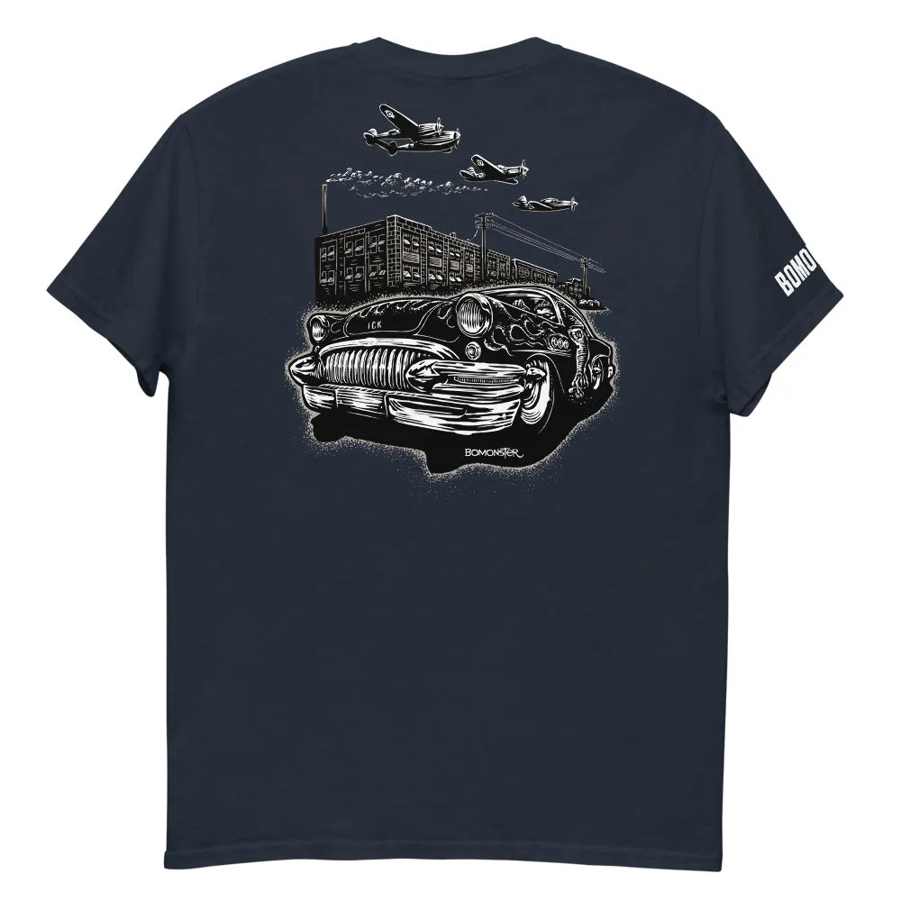 Men's Custom Car Gildan Classic Tee "Detroit Smoke"