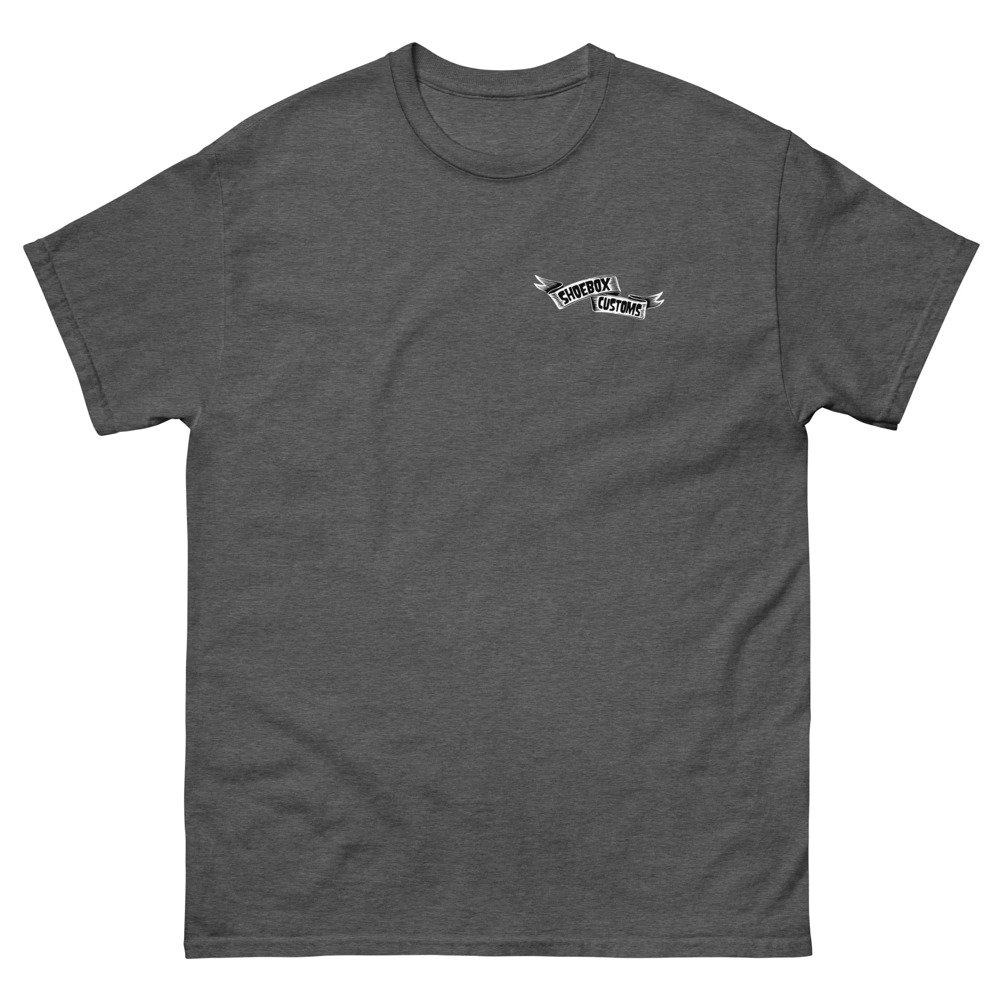 Men's Custom Shoebox Ford Classic Dark Gray Tee