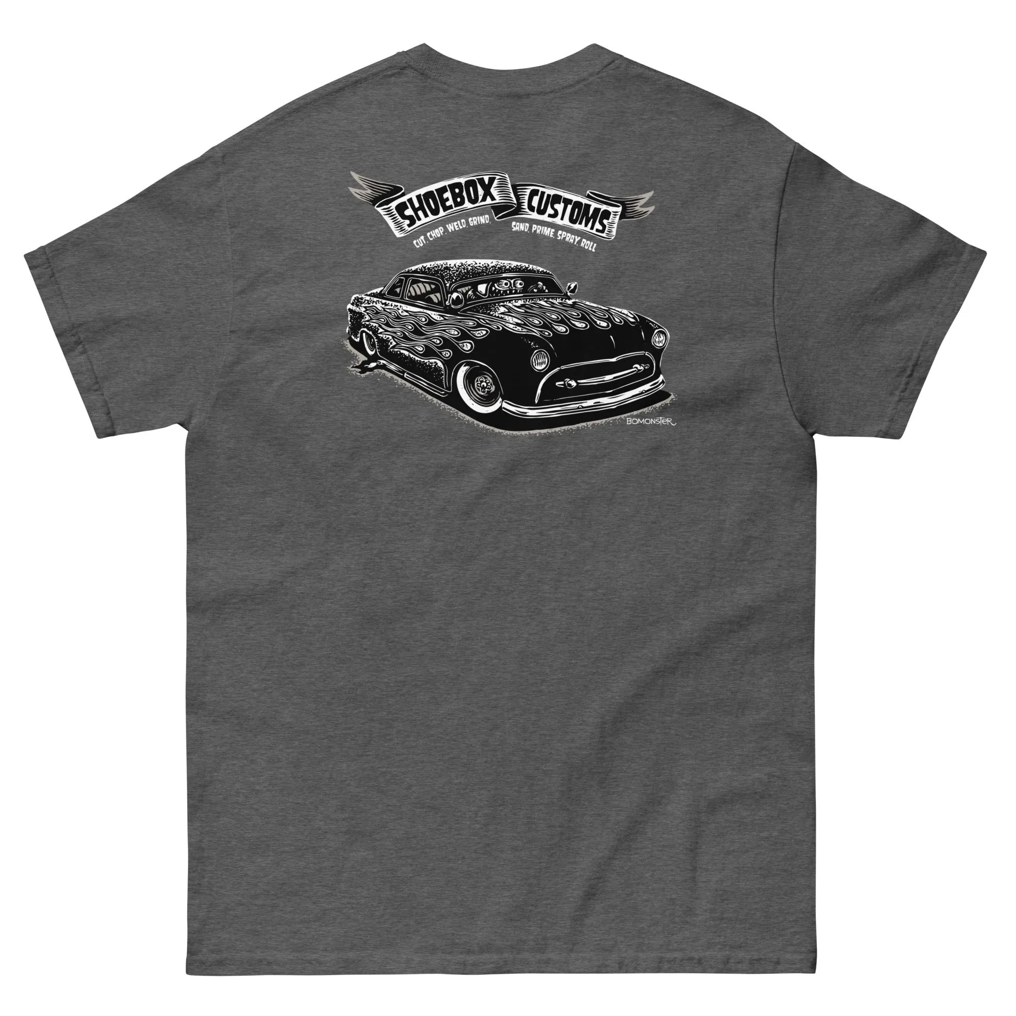 Men's Custom Shoebox Ford Classic Dark Gray Tee