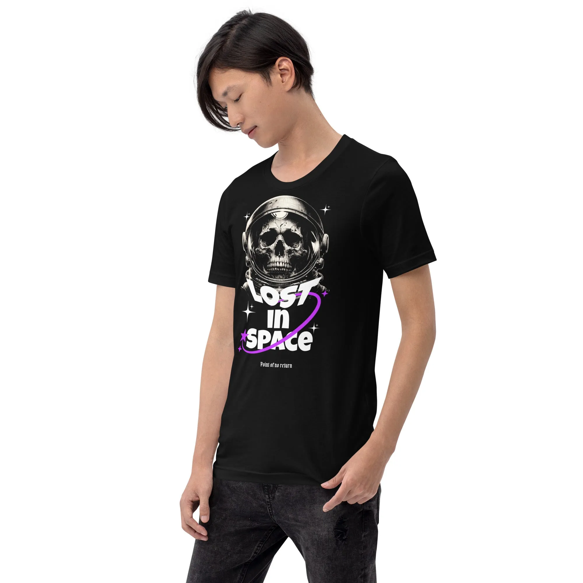 Men's Lost In Space And Skull Short Sleeve Graphic T-shirt