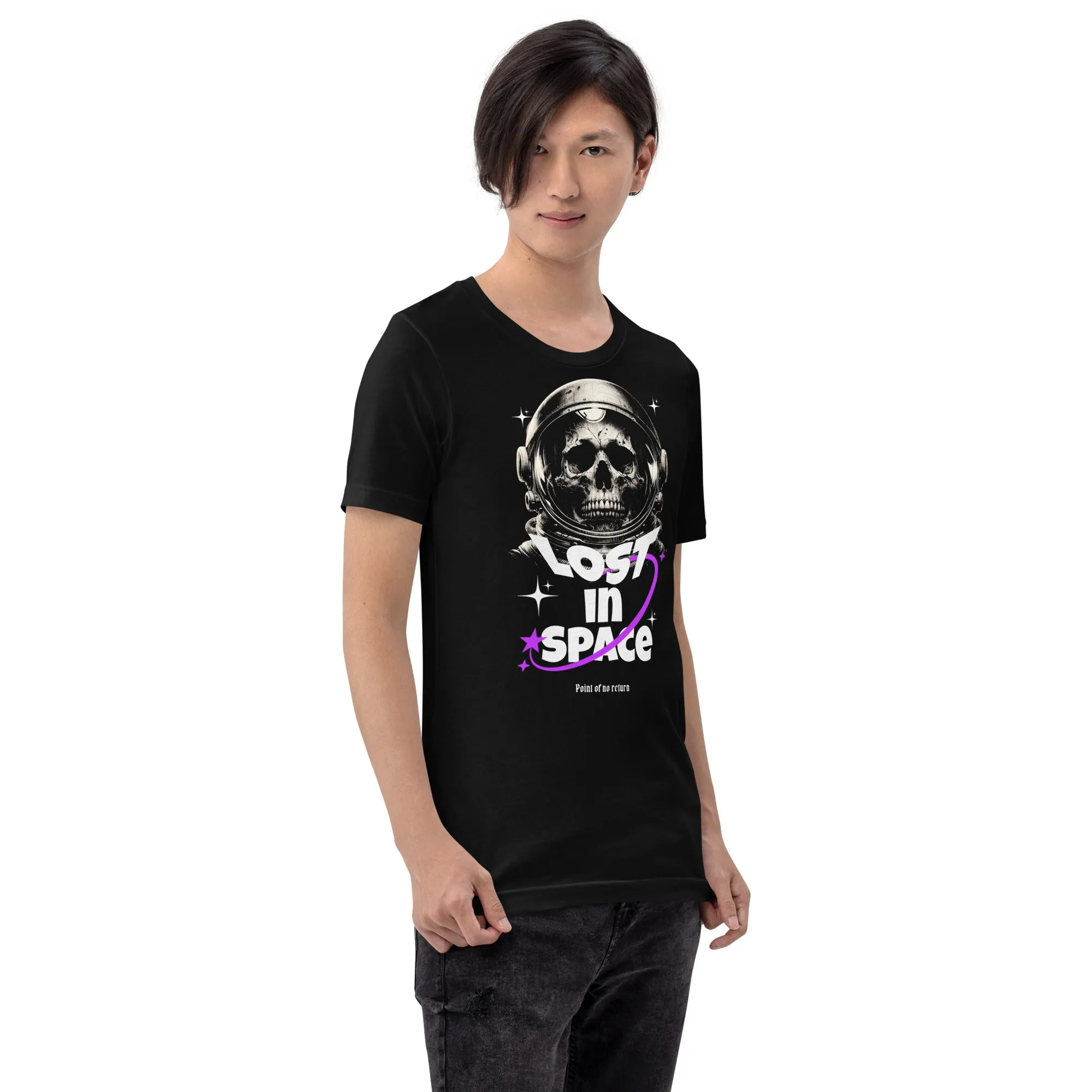 Men's Lost In Space And Skull Short Sleeve Graphic T-shirt