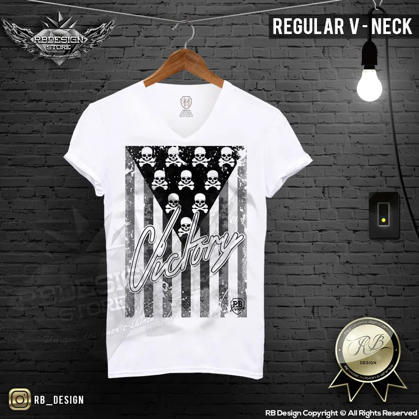 Men's Skull Flag T-shirt Victory Army Warrior Tank Top MD690 B