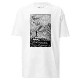 Men’s Slogan And Scratch Art Graphic Tee