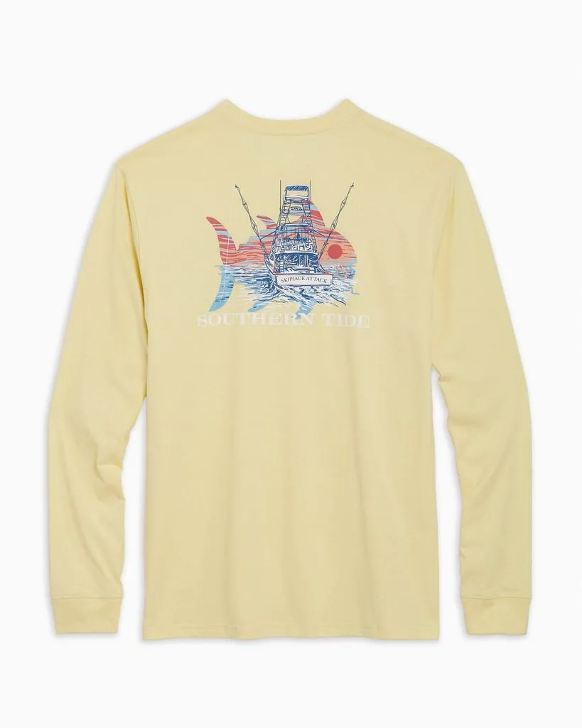 Men's Sunset Skip Jack Attack Long Sleeve Tee