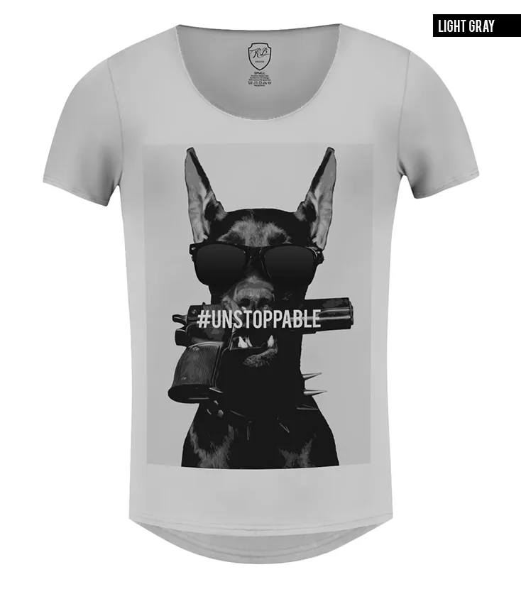 Men's T-shirt Rottweiler RB Design Police Dog Graphic Tee / Color Option / MD623