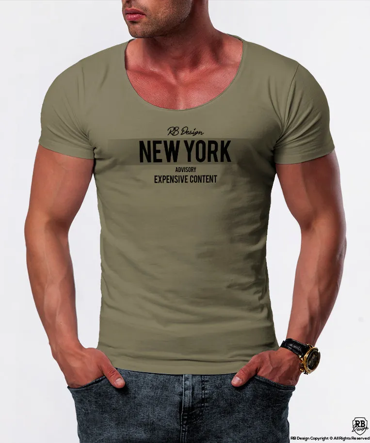 Men's T-shirts "New York Advisory"/ Color Option / MD866