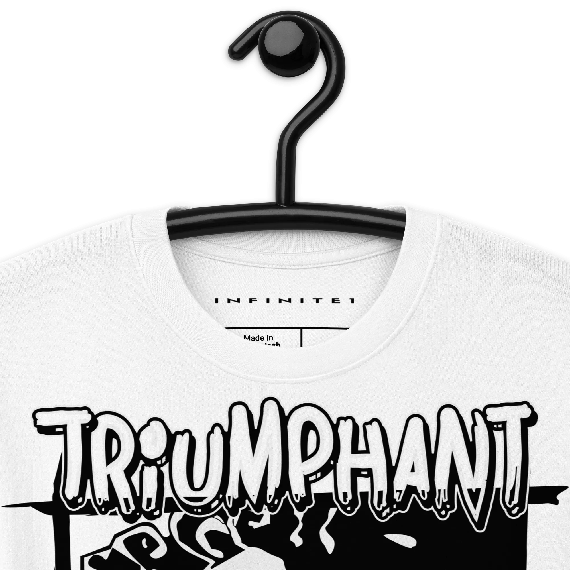 Men’s Triumphant Cartoon Statue Graphic Tee