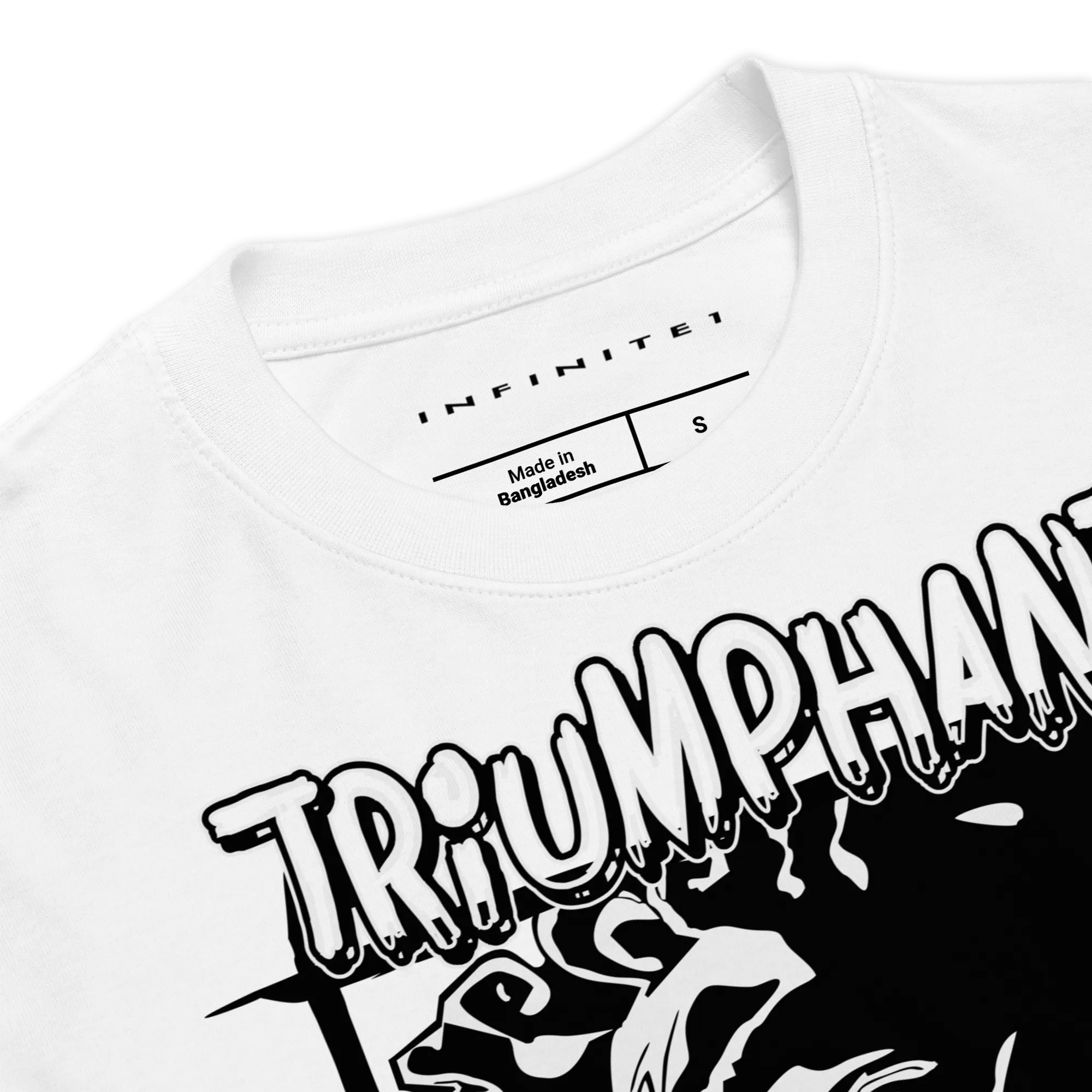 Men’s Triumphant Cartoon Statue Graphic Tee