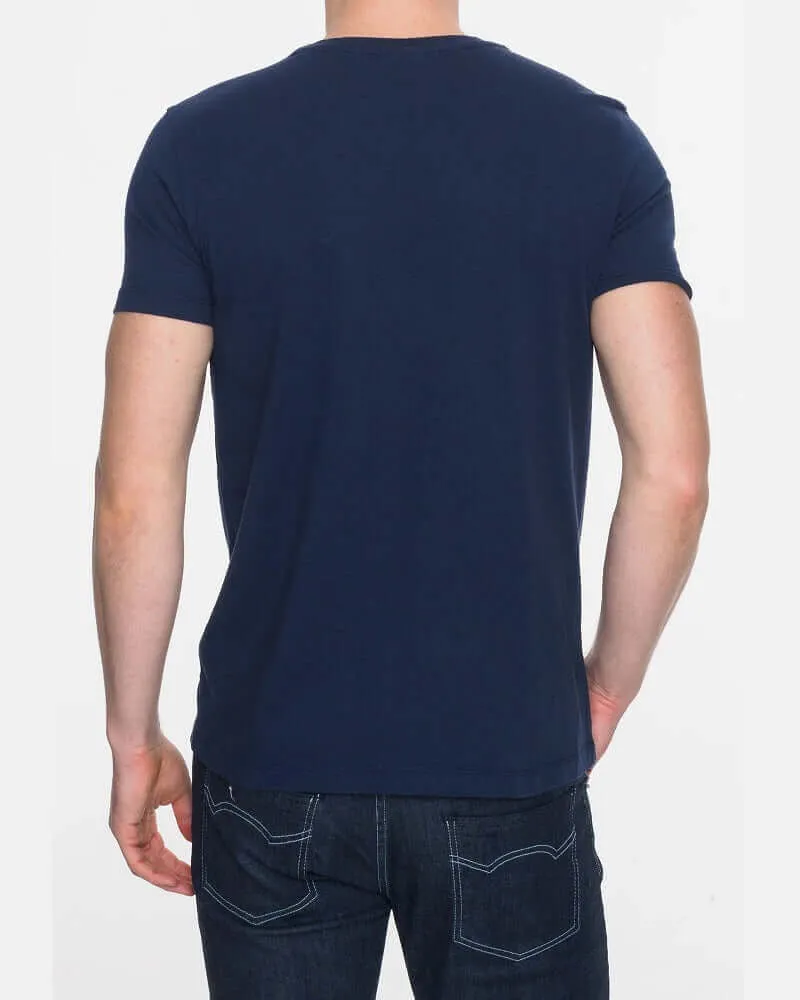 Merc GRANVILLE T Shirt Navy