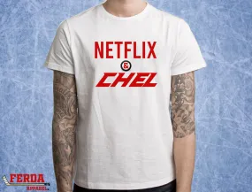 Netflix and Chel Hockey T-Shirt FA01