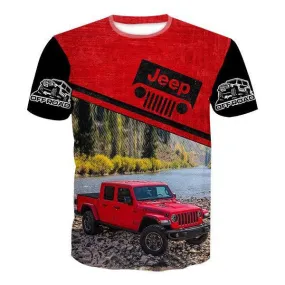 Off Road Jeep Gladiator Red - Kid's T-Shirt