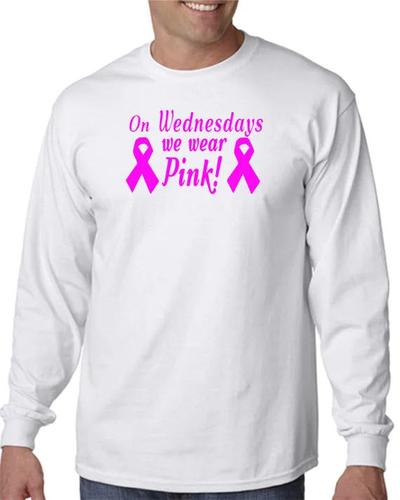 On Wednesdays We Wear Pink - Breast Cancer Ribbons - Mean Girls T-Shirt