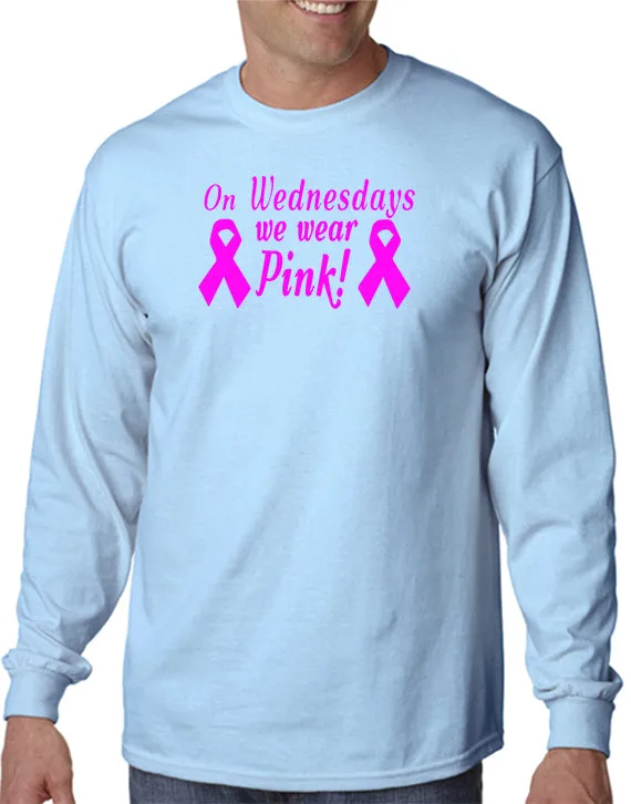 On Wednesdays We Wear Pink - Breast Cancer Ribbons - Mean Girls T-Shirt