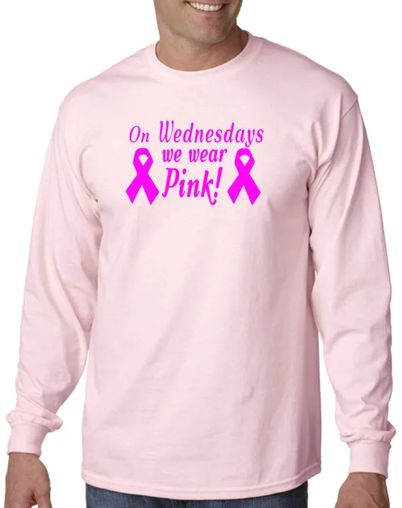 On Wednesdays We Wear Pink - Breast Cancer Ribbons - Mean Girls T-Shirt