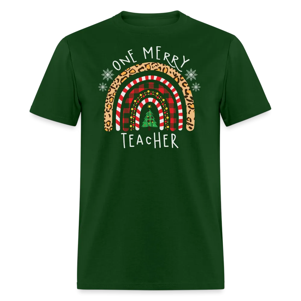 “One Merry Teacher”-Unisex Classic T-Shirt