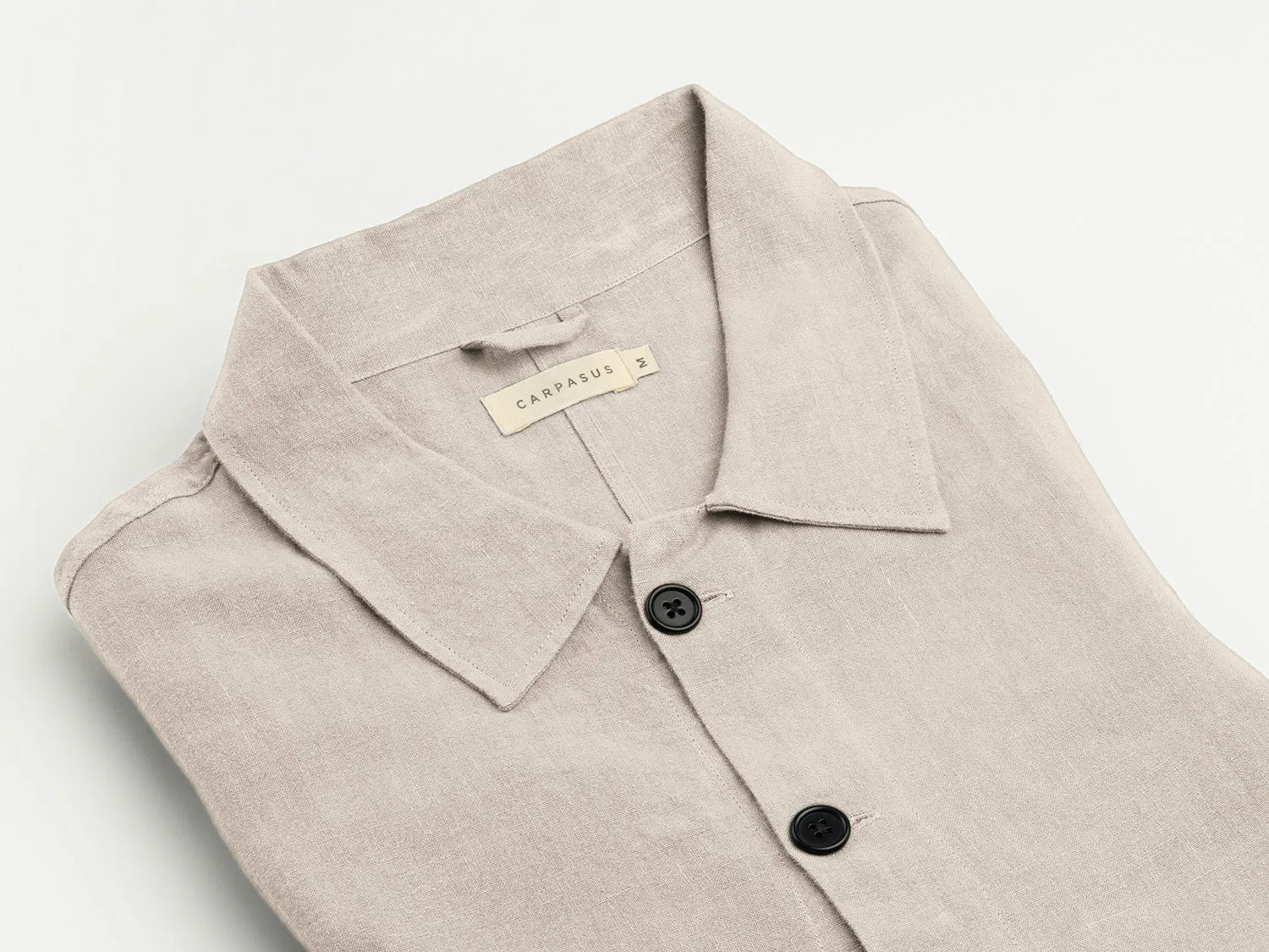 Overshirt Linen Montagnola Beige