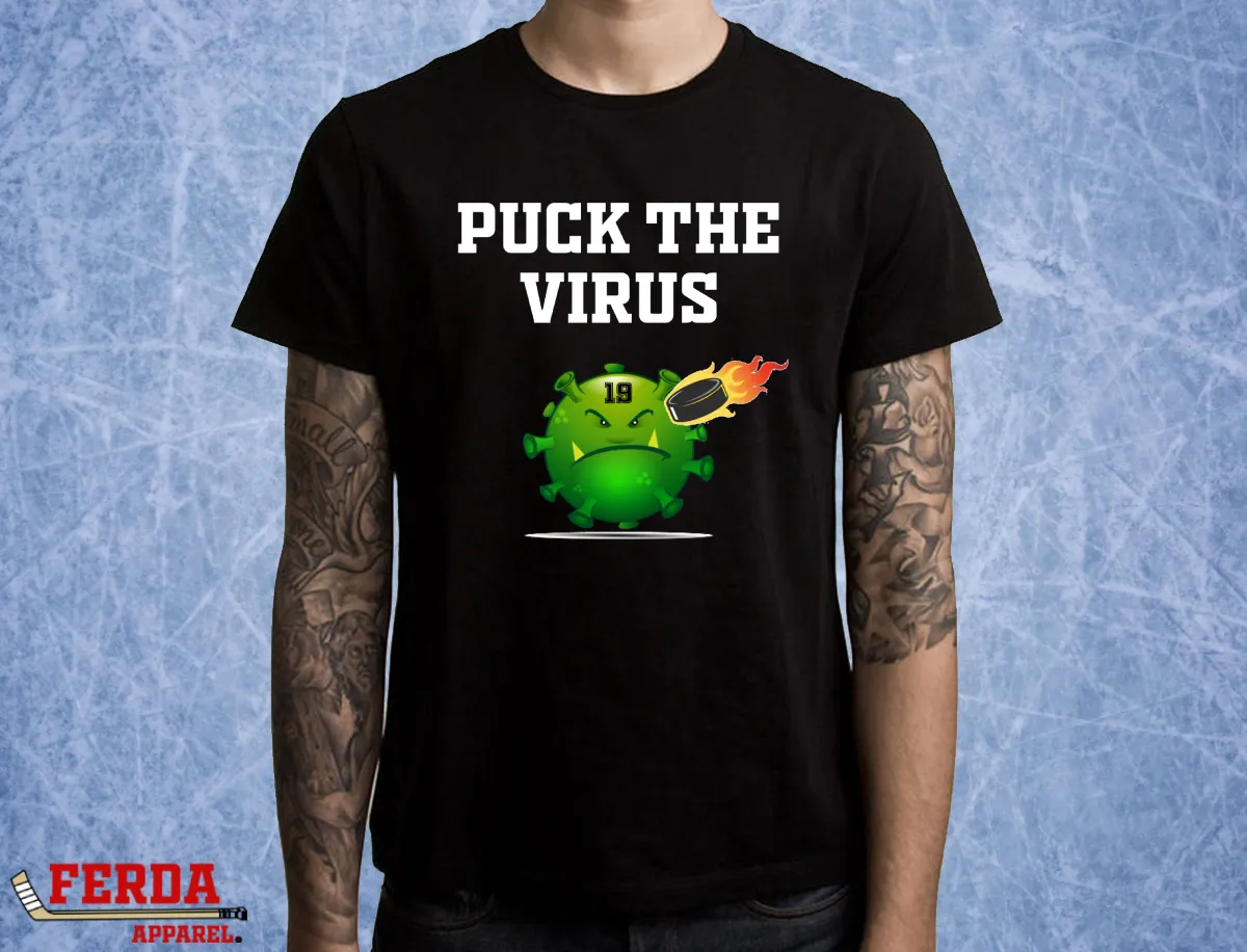 Puck The Virus Hockey T-Shirt FA43