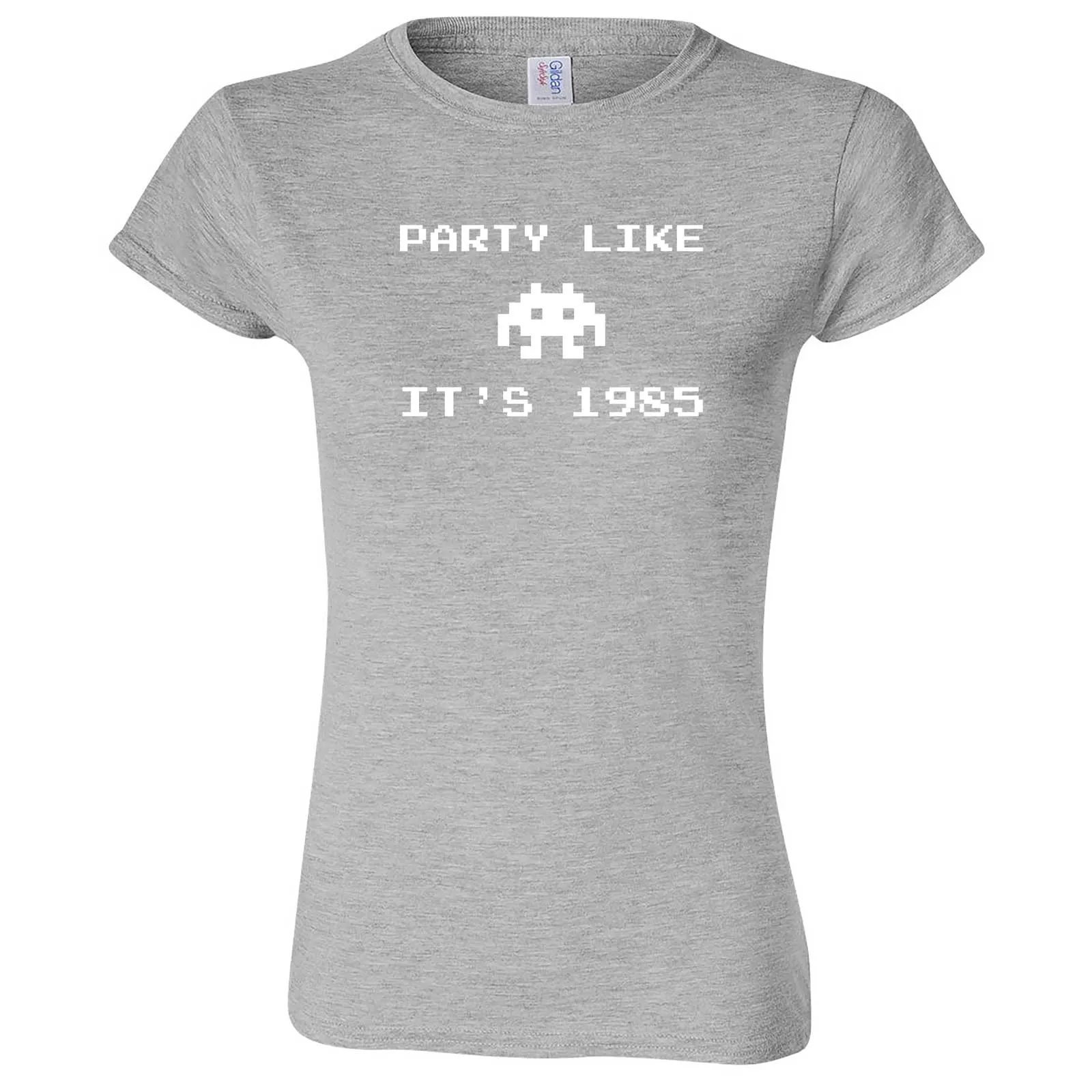 "Party Like It's 1985 - Space Alien" women's t-shirt