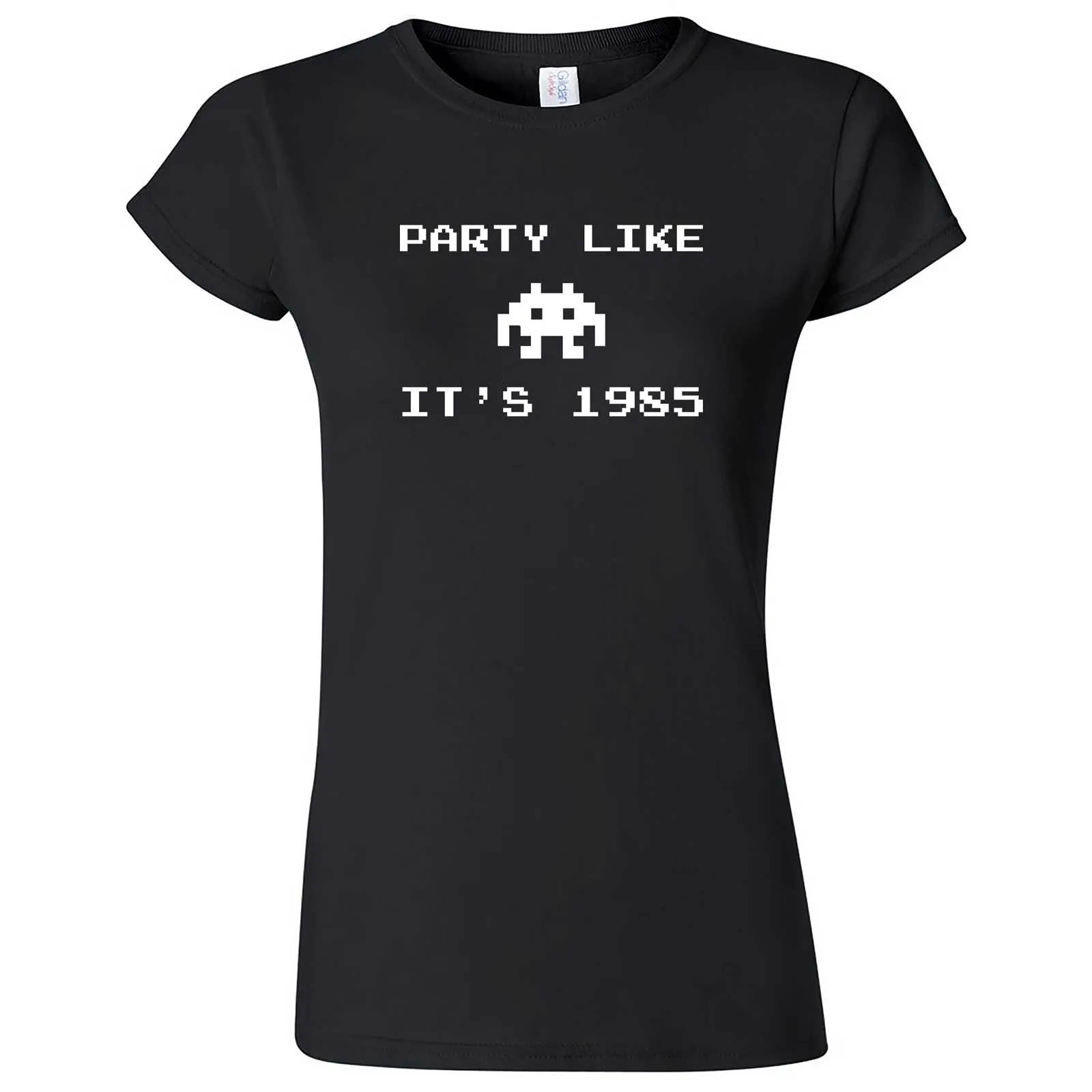 "Party Like It's 1985 - Space Alien" women's t-shirt