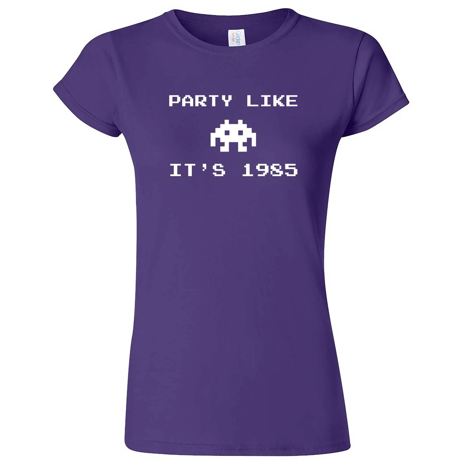 "Party Like It's 1985 - Space Alien" women's t-shirt