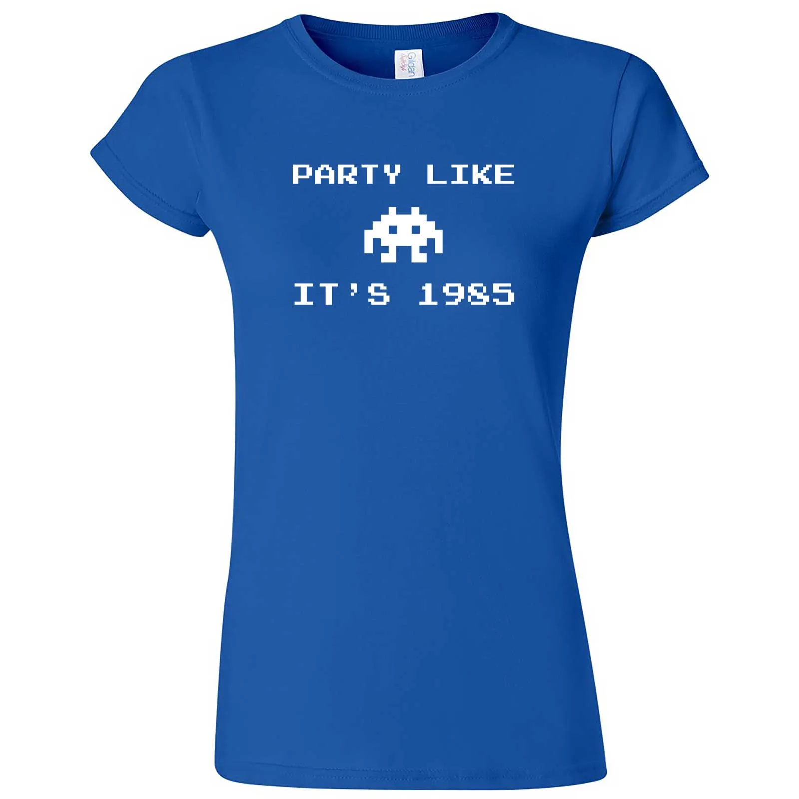 "Party Like It's 1985 - Space Alien" women's t-shirt